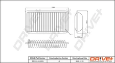 Dr!ve+ DP1110.10.0223 Air Filter for Toyota