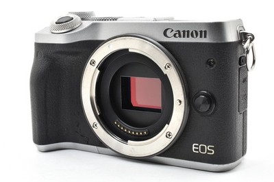 Canon EOS M6 Silver Mirrorless Digital Camera 24.2MP Body Dual Pixel CMOS AF