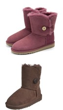 Ugg Girls New Bailey Button Boots