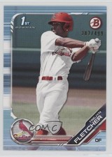 2019 Bowman Draft Sky Blue 382/499 Trejyn Fletcher #BD-174 y0i