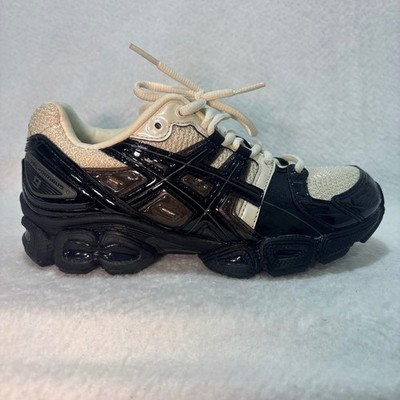 ASICS GEL-Nimbus 9 Cream Black Running Sneakers Kids US 4 EU 36 1202A278-100