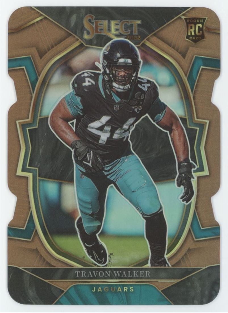 2022 Panini Select BRONZE Die-Cut Travon Walker Rookie /149 Jaguars #42 C24