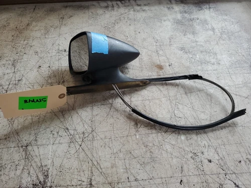 D1ZB-17743-B 1971-72 Ford Mustang Driver Side Door Rearview Mirror OEM Black