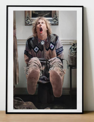 Dumb And Dumber Poster-Funny Bathroom Print-Jeff Daniels-Harry Dunne-361