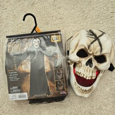 Kids Light Up Mutant Reaper Halloween Costume Size M 8-10