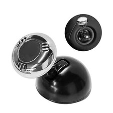 Metal Joystick Car Push Start Button Cover, Universal One-Touch Start Silver