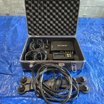 LoJack VTU3 GPS Vehicle Recovery Tracking System Display Receiver Case Cables