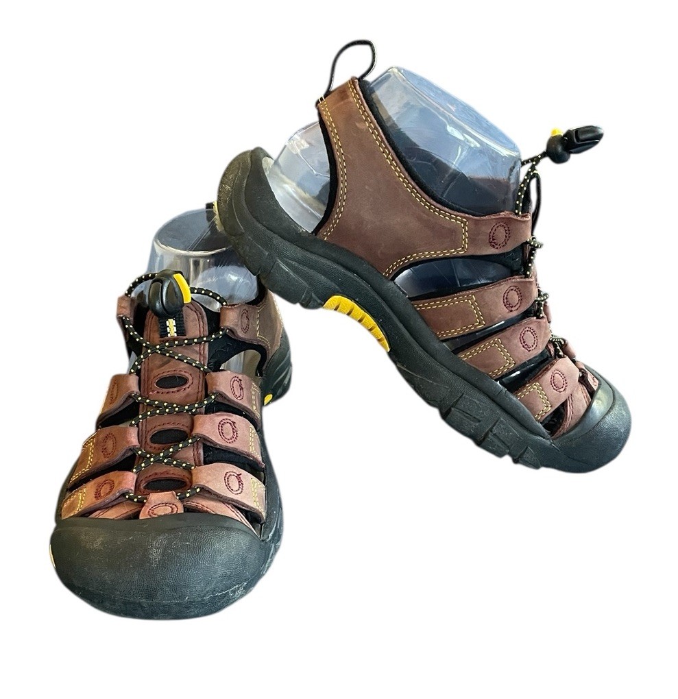 Keen Newport H2 Waterproof Bison Brown Leather Sport Sandals