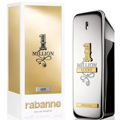 1 MILLION LUCKY * Paco Rabanne 3.4 oz / 100 ml Eau De Toilette Men Cologne Spray
