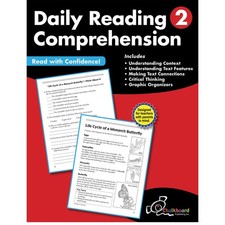 Daily Reading Comprehension Grade 2 Chalkboard Publishing Workbooks 
