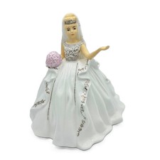 English Ladies Thelma Madine Gypsy Affection Bride Mini Figurine Blonde