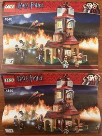 LEGO Harry Potter 4840 The Burrow Empty Box & Manuals No Bricks
