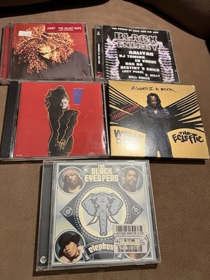 Hip Hop Black Musik CD Maxis Alben Janet Busta Usher Jay-z Konvolut Sammlung 90