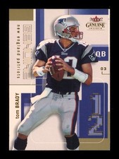 2003 Fleer Geniune Insider: # 11 Tom Brady NR-MINT