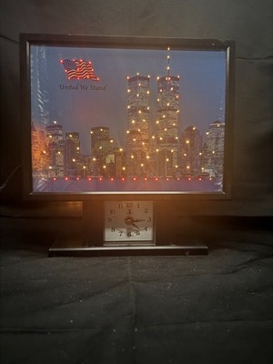 1987年製 WTCツインタワー 電飾パネル Vintage World Trade Center TWIN TOWERS NY CITY Fiber Optic