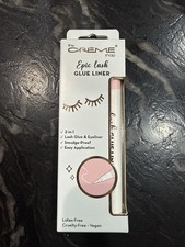 The Crème Shop Epic Lash Glue Liner 2-in-1 Lash Adhesive Eyeliner NEW