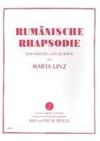 Linz, Marta - RumäNische Rhapsodie - FüR Violine Und Klavier