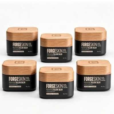 FORGE SKIN Wrinkle Defense & Natural Anti-Aging Beef Tallow Moisturizer for Men