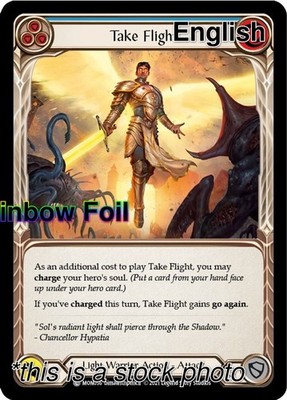 Take Flight (Blue) [1st Edition Rainbow Foil NM - Monarch MON056]