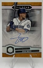 2024 Topps Five Star /5 Orange Parallel Auto Evan White Mariners #FSA-EC