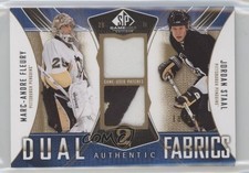 2009 SP Game Used Edition Gold 18/25 Marc-Andre Fleury Jordan Staal #AF2-FS 0o5t