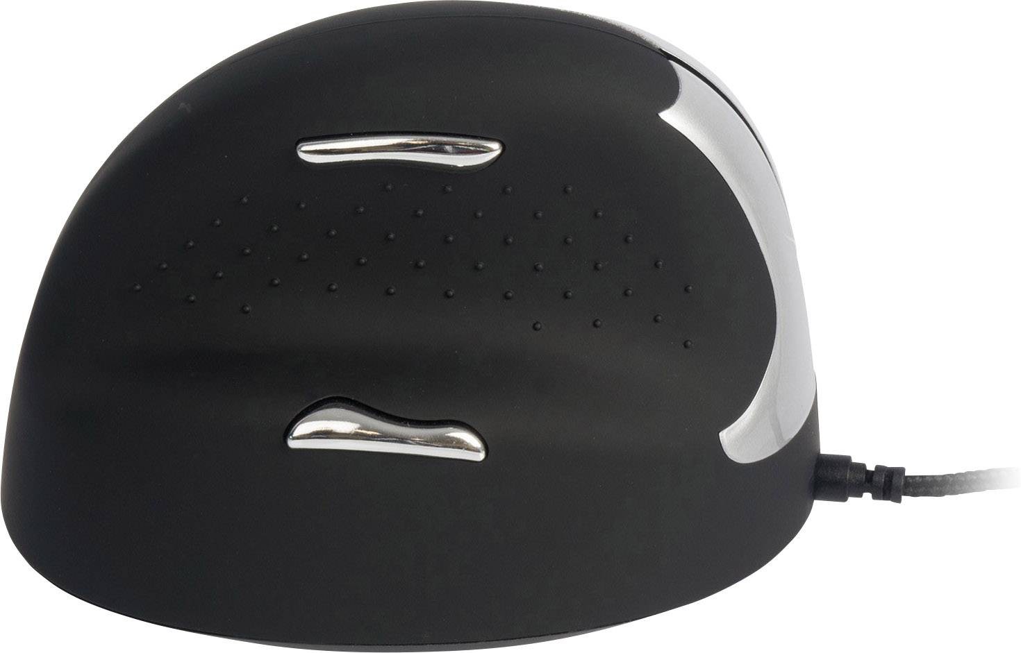 R-Go HE Break Ergonomic Vertical Mouse Left Hand Medium Wired USB Black RGOHELE