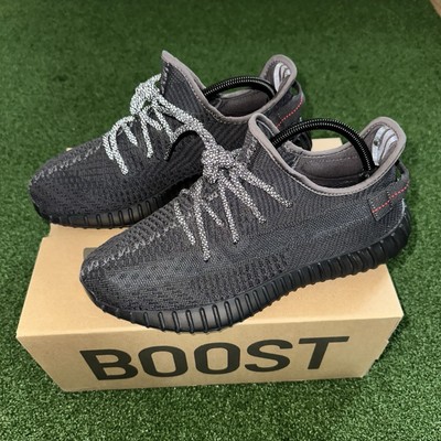 ADIDAS YEEZY BOOST 350 V2 Static Black (Non-Reflective) 8.5