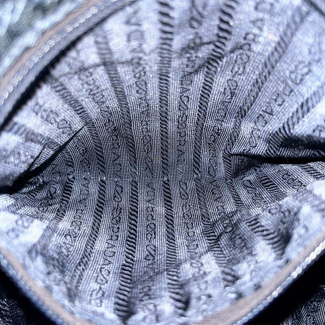 Prada Drawstring Backpack Mini Rucksack Triangle … - image 16