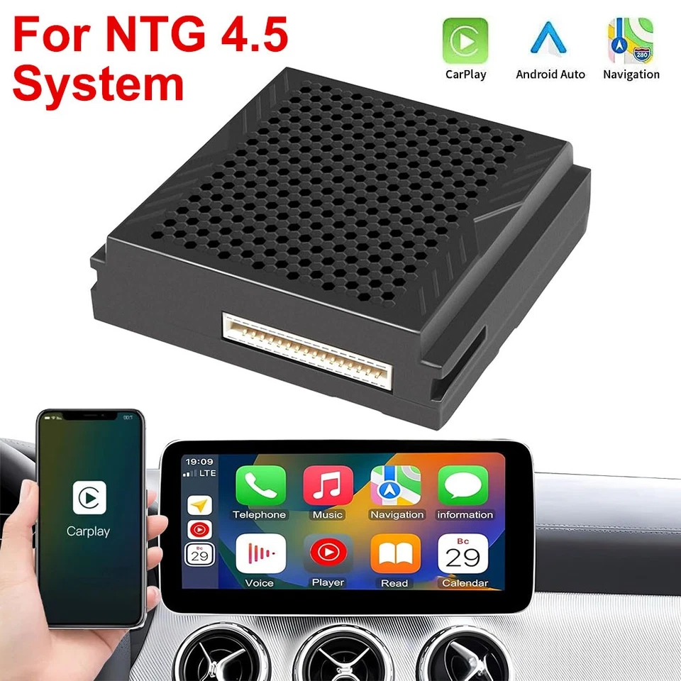 Wireless Carplay Android Auto For Mercedes-Benz A B C E CLA GLA NTG4.5 2011-2015 - Image 3 of 4