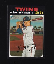 2020 Topps Heritage Ehire Adrianza #595 Minnesota Twins