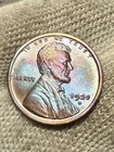 1920-D Lincoln Wheat Penny Cent - Gem Lustrous AU+ Red Hue Toned Nice Color WOW