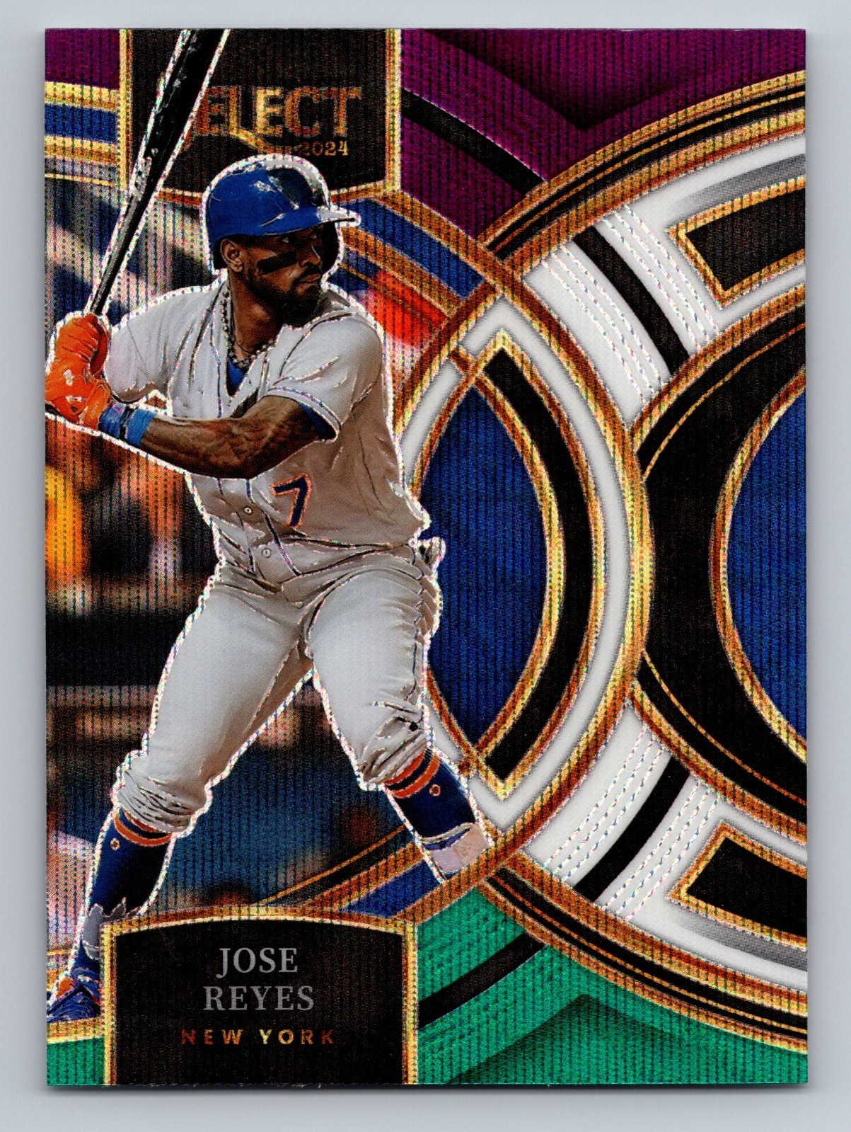 2024 Panini Select - Premier Level Jose Reyes #61 Tri-Color Prizm