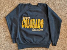 Vintage Velva Sheen University of Colorado Colorado Springs Sweatshirt Size M