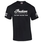 Indian Motorcycle Race Replica Script T Shirt, Black | 2866689