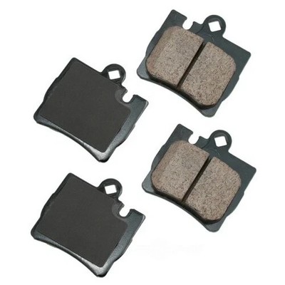 Disc Brake Pad Set-Euro Ultra Premium Ceramic Pads Akebono EUR848