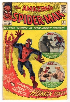 Amazing Spider-Man 8 1964 Marvel Comics FrG 1.5 Fantastic Four *See Description*