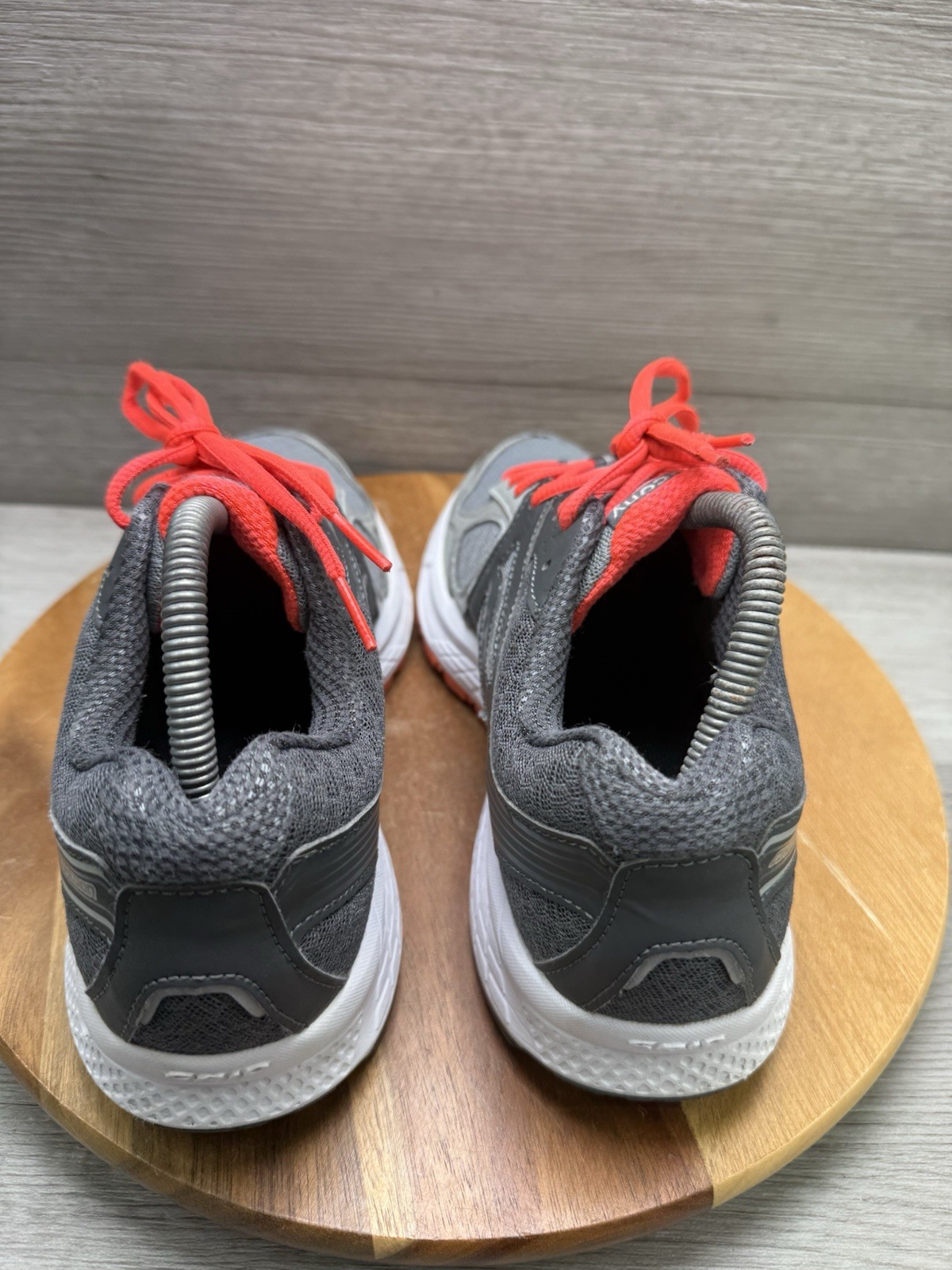 Saucony Women's Size 9 Grid Cohesion 10 Grey Pink Running Sneakers S15333-17 thumbnail 5