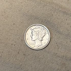 1925-S Mercury Silver Dime Almost Uncirculated AU Coin #SC