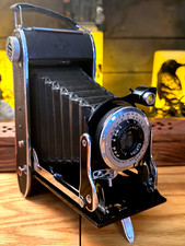 Vintage Black 616 ANSCO AGFA Pocket Camera f 7.7 Viking Anastigmat Lens USA