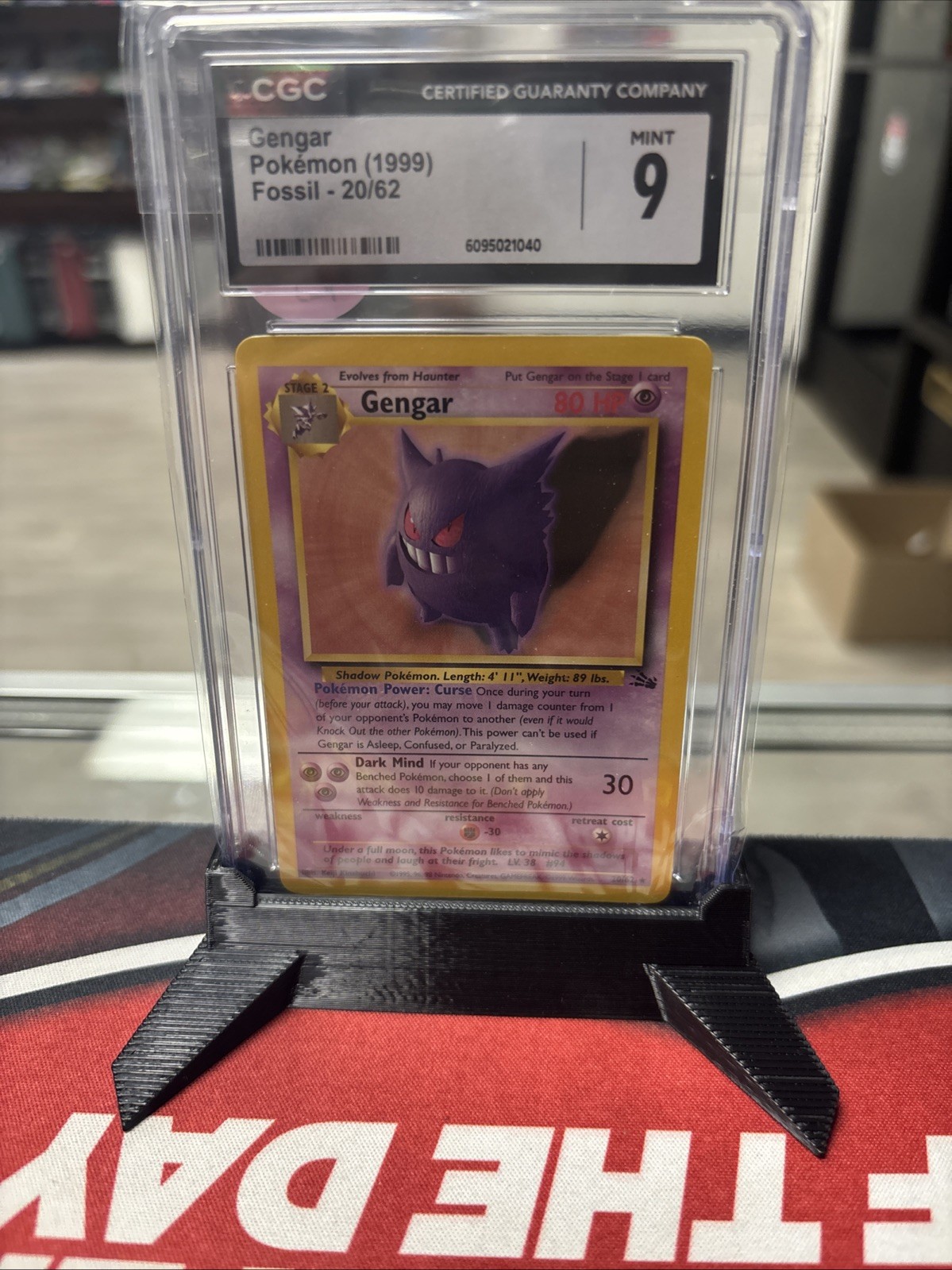 Gengar 20/62 Fossil Regular (CGC-9)