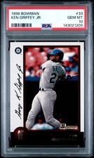 1998 BOWMAN #33 KEN GRIFFEY JR. PSA 10
