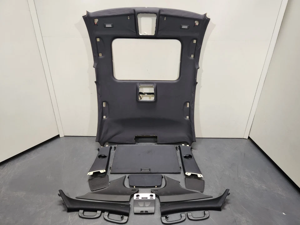 ✅ Juego de pilares de techo techo techo negro antracita OEM BMW E90 sedán M3 335 * Foto 2 de 4