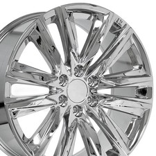 4pcs 4869 Chrome 22x9 Rims 6x139.7 28et Fits Chevy Gmc Cadillac 4pcs 4869 Chrome 22x9 Rims 6x139.7 28et Fits Chevy Gmc Cadillac