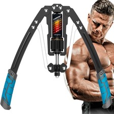Hydraulic Twister Arm Exerciser: 22-440lbs Adjustable for Safe Strength Training