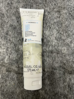 KORRES Yoghurt Body Butter 4.23 FL OZ, New Sealed Daily Moisturizer Lotion