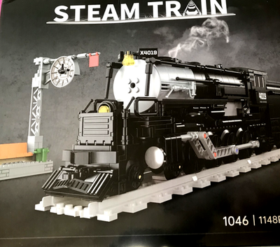 #ad #ad Steam Train Building Set 1148 Pcs Tracks Included Display Model $40.00