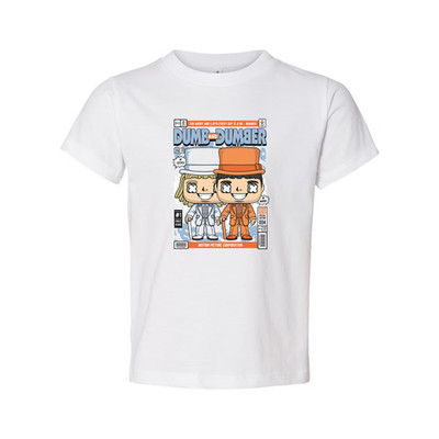 Dumb And Dumber Cartoon Cover Duo T Shirt Featuring Lloyd And Harry In Iconic Ha
