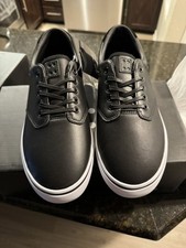 Filtro Gravis Japón cuero negro/blanco nuevo en caja. Talla 10. Dylan Rieder. ¡Envío gratis!