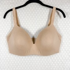 Knix Women Bra Sz 36D Nude Seamless Wireless Classic Everyday Staple Comfort