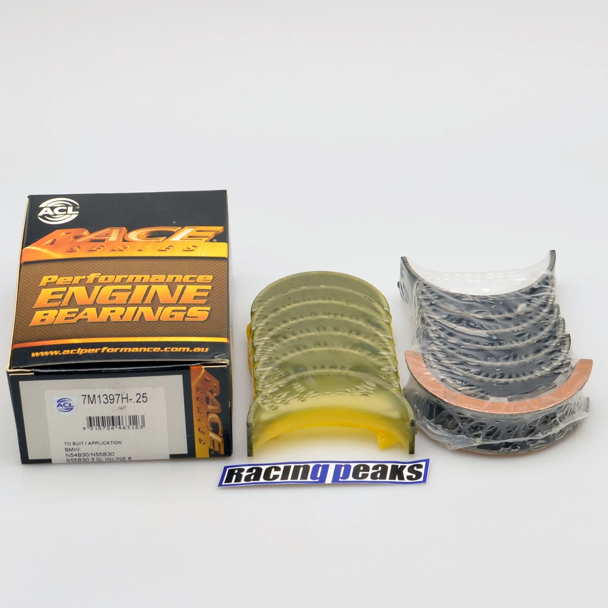 ACL Race 7M1397H-.25 main bearings for BMW N54B30 N55B30 S55B30 
